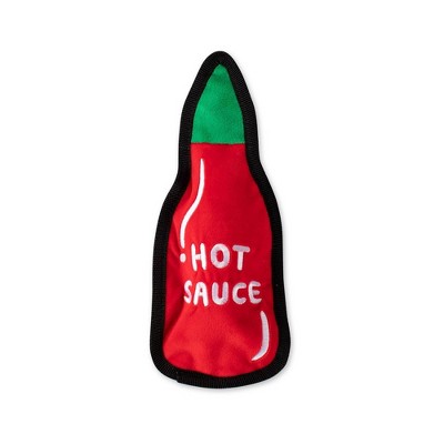 PetShop by Fringe Studio Hot Sauce Durable Plush Dog Toy