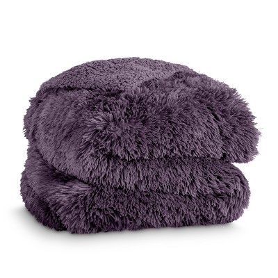 Shaggy Faux Fur Blanket by Bare Home