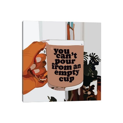 Empty Cup by Artpce Unframed Wall Canvas - iCanvas