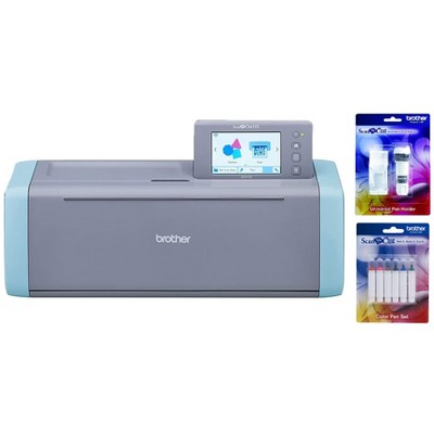 Brother ScanNCut SDX125E Electronic DIY Cutting Machine with Scanner, Plus Universal Pen Holder and Color Pen Set