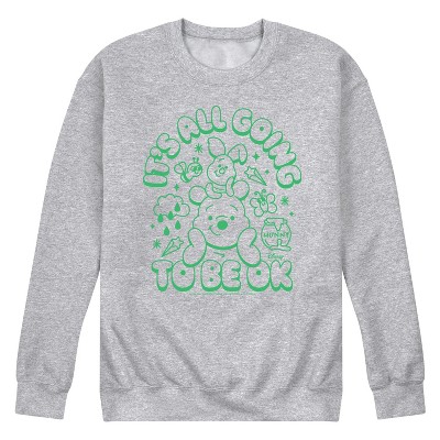 Men's - Winnie the Pooh - Its All Going To Be Ok Graphic Fleece Sweatshirt