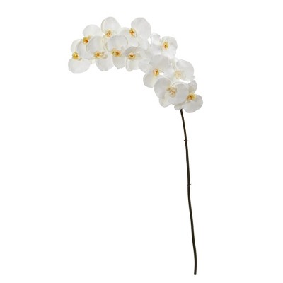 Nearly Natural 44-in Phalaenopsis Orchid Artificial Flower (Set of 3)