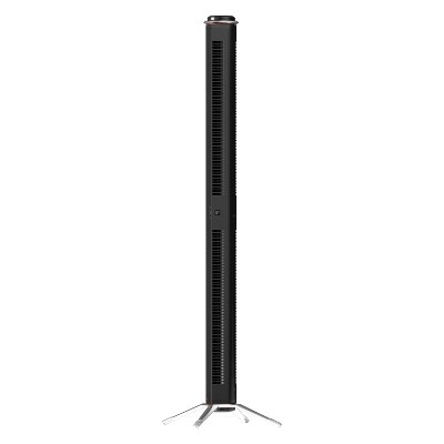 Sharper Image Axis 47 Airbar Tower Fan with Remote Control: 3 Speeds, 200-500 sq. ft. Coverage, ETL Listed, Black