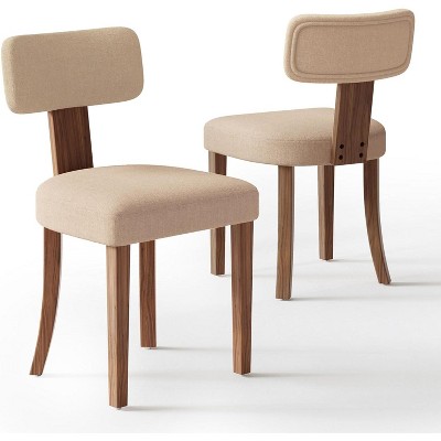 AMERLIFE Farmhouse Chair Set, Mid Century Modern Dining Chairs, Easy to Install,