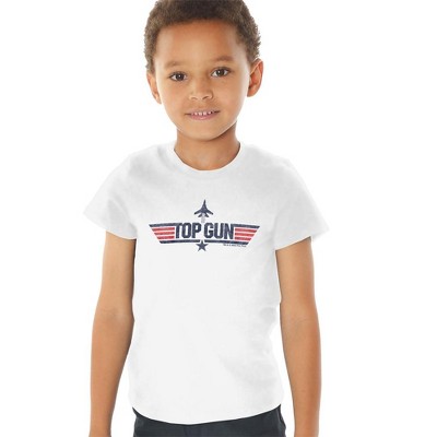 Toddler Boys' Paramount Top Gunlogo White T-Shirt White