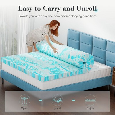 2 Inch Twin XL Size Experience Ultimate Comfort with Our Blue Memory Foam Soft Mattress C Premium Sleep Solution
