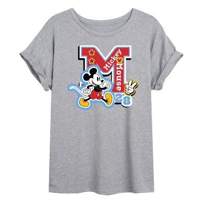 Women's - Disney - Mickey Mouse Oversized Graphic T-Shirt