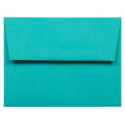 JAM PAPER A10 Colored Invitation Envelopes - 6 x 9 1/2 - Sea Blue Recycled - 100/Pack