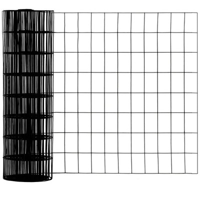 Vinyl Coated Hardware Cloth 2" X 3" 16Ga Welded Wire Mesh fence, PVC Coated Welded Chicken Wire Fencing, Metal Plant Fencing, for Home Improvement