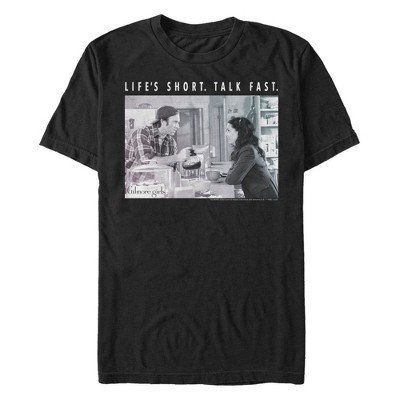Men's Gilmore Girls Lorelai and Luke Life's Short T-Shirt