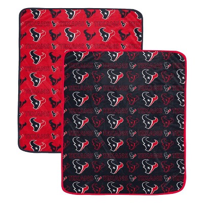 NFL Houston Texans Home & Away Ultra Soft Blanket - 2pk