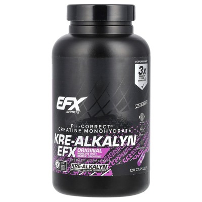 EFX Sports Kre-Alkalyn® EFX, 120 Capsules (750 mg per Capsule)
