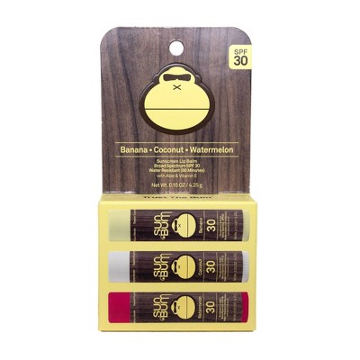 Sun Bum Lip Balm - SPF 30 - 3ct/0.45oz