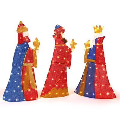 Karl Home 42 inch Lighted Three Wisemen Chirstmas Decoration Outdoor Display