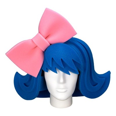 Foam Party Hats Wig with Large Bow
