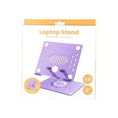 Vivitar Acrylic Laptop Stand - Light Purple