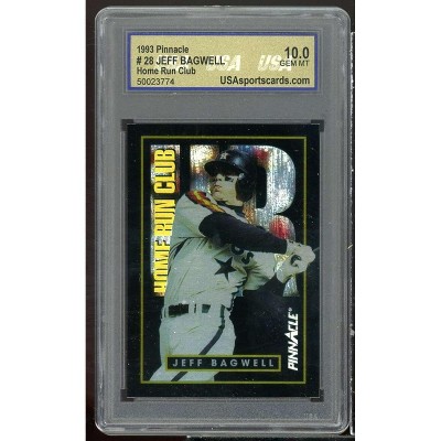 Jeff Bagwell Card 1993 Pinnacle Home Run Club #28 USA 10 GEM MT