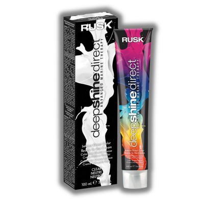 Rusk Deepshine Intense Direct Color (3.4 oz) | Advanced Marine Therapy leaves hair looking and feeling healthy.- (Clear)