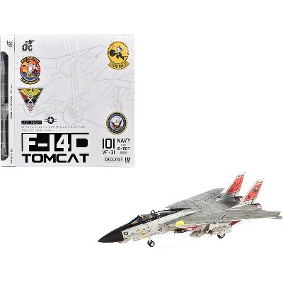 Grumman F-14D Tomcat Fighter Aircraft "USS Theodore Roosevelt, The Last Flight" (2006) US Navy 1/72 Diecast Model by JC Wings