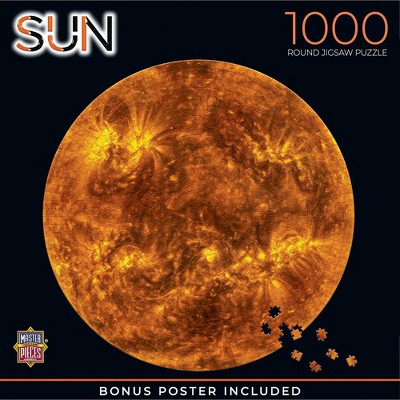 MasterPieces 1000 Piece Round Jigsaw Puzzle - The Sun - 25"x25"