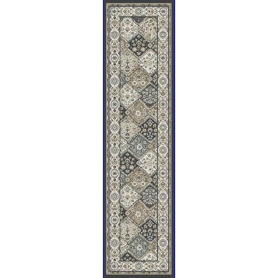Yazd 8471 Grey/Ivory 2X7.7 Runner