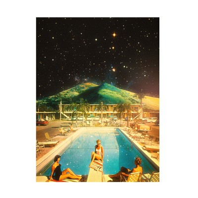 Taudalpoi  'Space Pool' Canvas Art