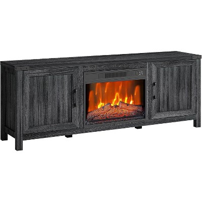 Electric Fireplace,Fireplace TV Stand for Television up to Heater TV Stand, Freestanding Electric Fireplace Heater,Adjustable Flame,Fireplace Inser