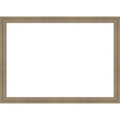 Amanti Art Florence Light Brown Framed Magnetic Dry Erase Board