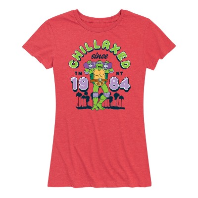 Women's - Teenage Mutant Ninja Turtles - Chillaxed Since 84 Short Sleeve Graphic T-Shirt