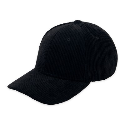 Hadley Wren Corduroy Ball Cap - Black