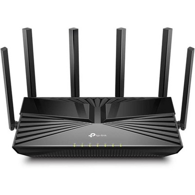 Refurbished: TP-Link AX4400 Mesh Dual Band 6-Stream Router Black - Manufacturer Refurbished