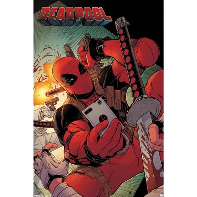 Trends International Marvel Comics - Deadpool - Selfie Framed Wall Poster Prints