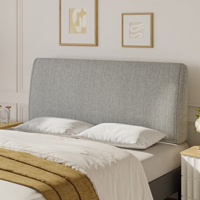 Pinmoco Adjustable Headboard, Ergonomic Upholstered Foam Headboard