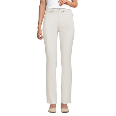 Lands' End Women's High Rise Slimming 5 Pocket Chino Slim Leg Pants