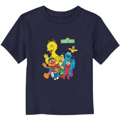 Toddler's Sesame Street Main Characters Group Shot T-Shirt