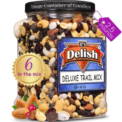 Deluxe Trail Mix with Greek Yogurt by It's Delish – 2.5 lbs Jumbo Container