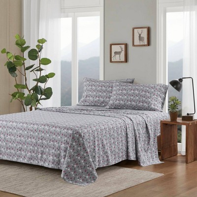 Patterned Flannel Sheet Set