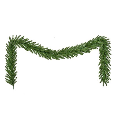 Puleo 9'x10" Missouri Spruce Artificial Green Christmas Garland
