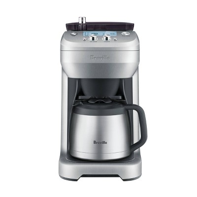 Breville 12c Grind Control Drip Coffee Maker Brushed Stainless Steel BDC650BSS: Programmable Grinder, Thermal Carafe