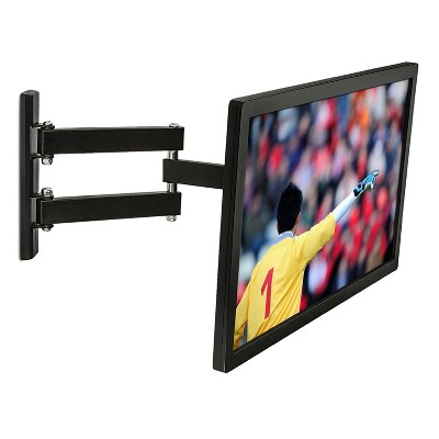 Mount-It! Full Motion TV Wall Mount, Articulating Computer Screen Bracket for 13 - 42 inch Screens Fits Up To VESA 200x200mm, 66 Lbs. Capacity