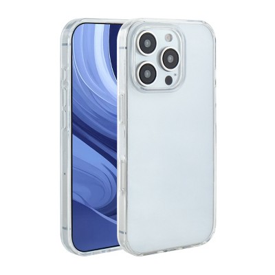 Reiko 2X Clean Clear PC & TPU Bumper Case for Apple iPhone 16 Pro