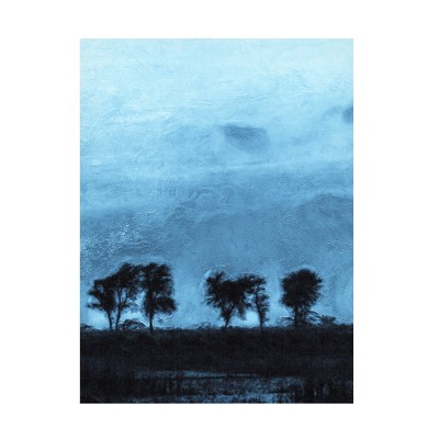 Trademark Fine Art - Alonzo Saunders  Blue Dawn Horizon II Canvas Art