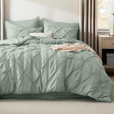 Bedsure Comforter Set – Solid Diamond Pintuck Design Bedding, Elegant and Soft Bed in a Bag for All Seasons