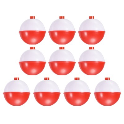 Unique Bargains Hard ABS Push Button Round Fishing Float 50 Pcs