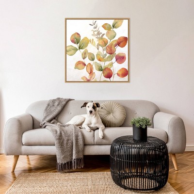 Amanti Art Eucalyptus Leaves Fall I by Cynthia Coulter Framed Wall Art Print