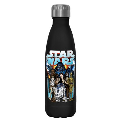 Star Wars Vintage Hero Character Frame Stainless Steel Water Bottle
