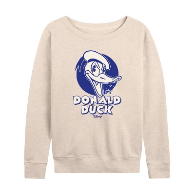 Women's - Disney - DD Classic Lightweight French Terry Wide Neck Long Sleeve Graphic Shirt