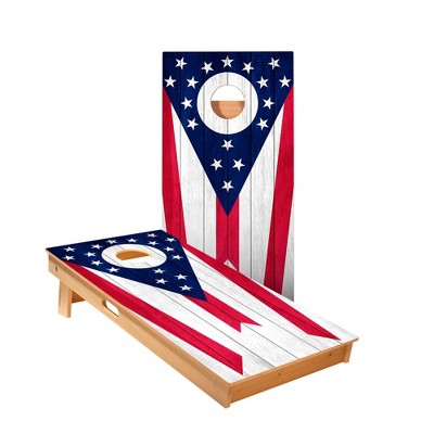 Skip's Garage | Ohio Flag Cornhole Boards - ACA Star Series