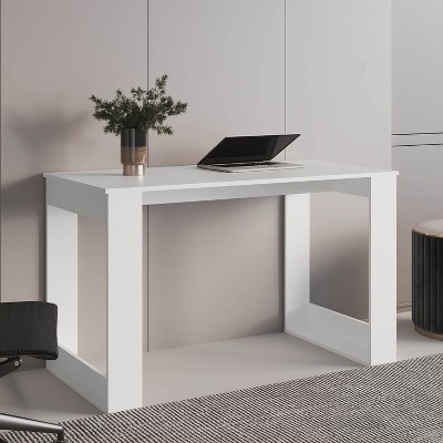 PAGED Minimalist Computer Desk Versatile Writing Desk with Ample Workspace, Office Desk for Study, Living Room