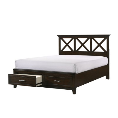King Size Storage Bed with Headboard for Bedroom